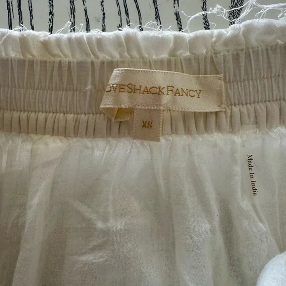 LOVESHACKFANCY adia skirt in true white sz XS - Picture 6 of 7